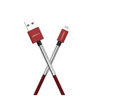 Corseca DMCH46L Nylon Braided 2.4 Amp iPhone Data Cable - Red - SWIFT PERIPHERALSDMCH-46L-RED