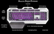 COSMIC BYTE CB - GK - 06 GALACTIC (BLACK/SILVER) GAMING RGB SILVER KEYBOARD - SWIFT PERIPHERALS1083995