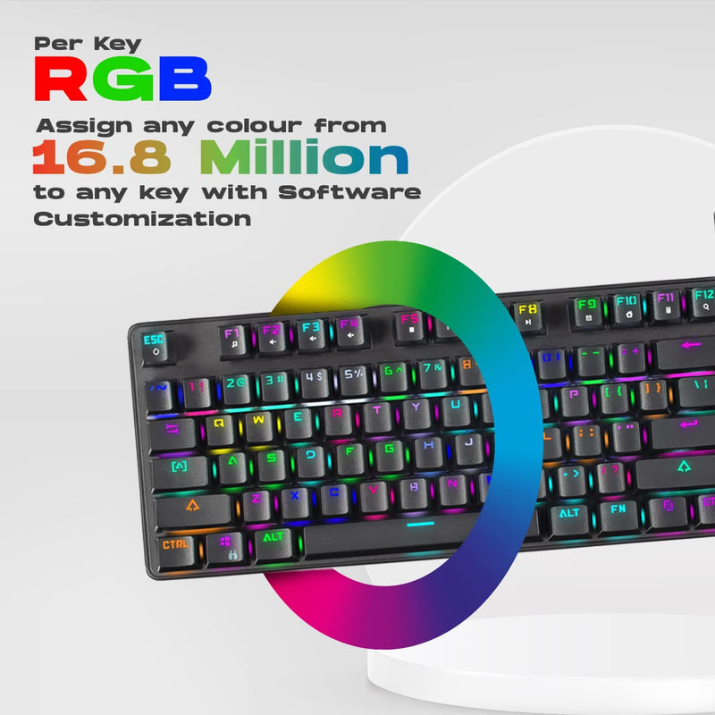 COSMIC BYTE CB - GK - 16 FIREFLY GAMING KEYBOARD RGB BLUE SWITCH - SWIFT PERIPHERALS1084401