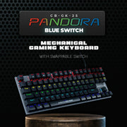 COSMIC BYTE CB - GK - 25 PANDORA GAMING KEYBOARD BLUE SWITCH - SWIFT PERIPHERALS1085066