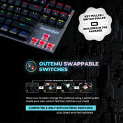 COSMIC BYTE CB - GK - 26 PANDORA GAMING KEYBOARD RED SWITCH - SWIFT PERIPHERALS1083997