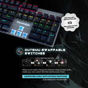 COSMIC BYTE CB - GK - 27 VANT GAMING KEYBOARD BLUE SWITCH - SWIFT PERIPHERALS1085992