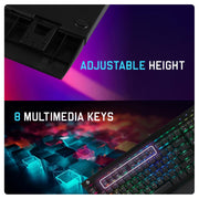 COSMIC BYTE CB - GK - 29 BLACK EYE PRO (BLACK) GAMING KEYBOARD BLUE SWITCH RGB - SWIFT PERIPHERALS1087143