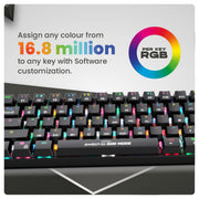 COSMIC BYTE CB - GK - 32 THEMIS (WHITE) GAMING RGB KEYBOARD - SWIFT PERIPHERALS1083999