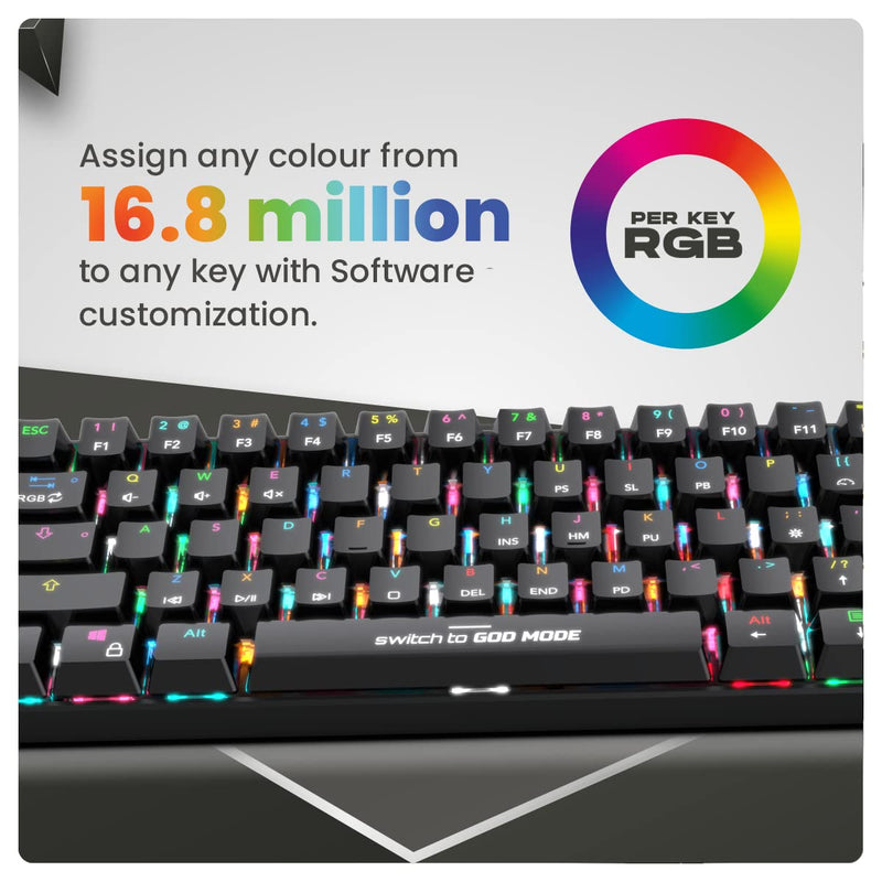 COSMIC BYTE CB - GK - 32 THEMIS (WHITE) GAMING RGB KEYBOARD - SWIFT PERIPHERALS1083999