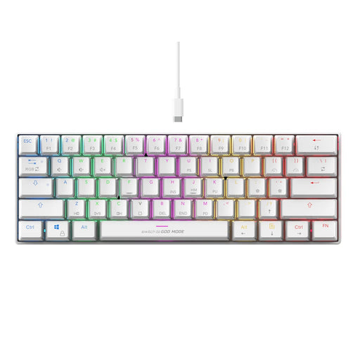 COSMIC BYTE CB - GK - 32 THEMIS (WHITE) GAMING RGB KEYBOARD - SWIFT PERIPHERALS1083999