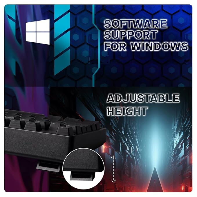 COSMIC BYTE CB - GK - 39 TRINITY (BLACK) GAMING KEYBOARD RGB SWITCH BLUE - SWIFT PERIPHERALS1088746