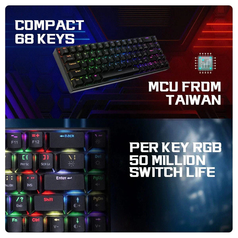 COSMIC BYTE CB - GK - 40 ARTEMIS (BLACK) GAMING KEYBOARD - SWIFT PERIPHERALSTCBP03440