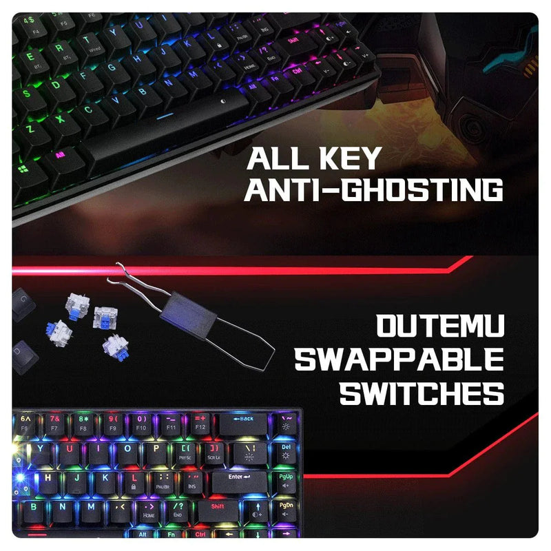 COSMIC BYTE CB - GK - 40 ARTEMIS (BLACK) GAMING KEYBOARD - SWIFT PERIPHERALSTCBP03440