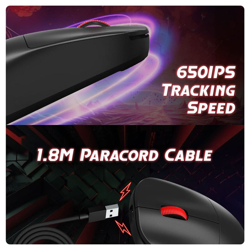 COSMIC BYTE HYPERNOVA TRI - MODE GAMING MOUSE WIRELESS (BLACK) - SWIFT PERIPHERALS1093179