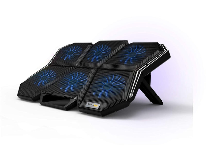 COSMIC BYTE METEOROID RGB COOLING PAD BLACK/BLUE - SWIFT PERIPHERALS1084019