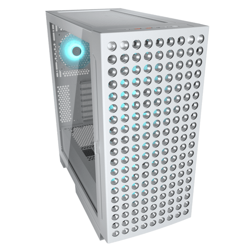 Cougar AIRFACE ECO RGB White Mid Tower Cabinet - SWIFT PERIPHERALS1097034