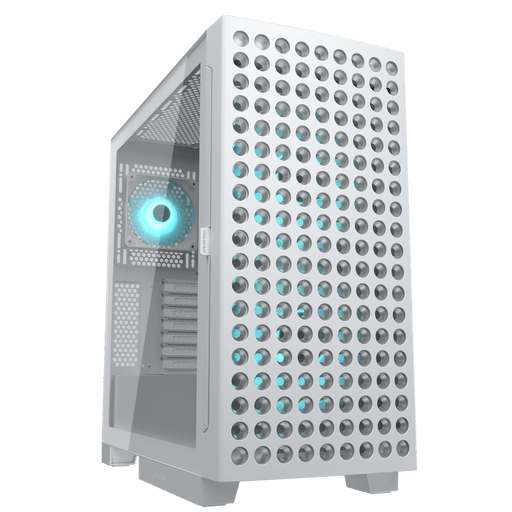 Cougar AIRFACE ECO RGB White Mid Tower Cabinet - SWIFT PERIPHERALS1097034