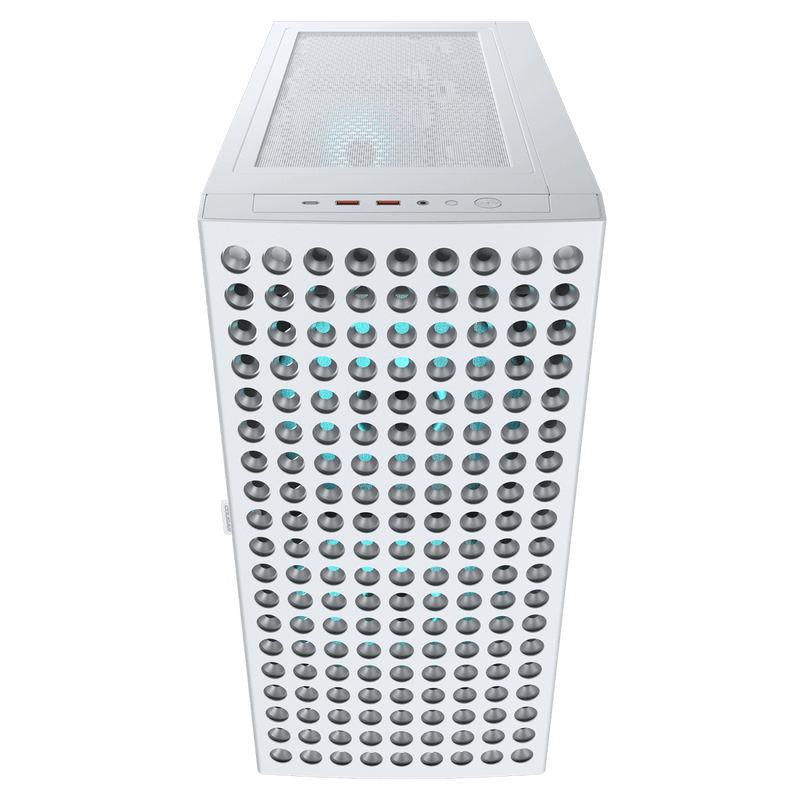Cougar AIRFACE ECO RGB White Mid Tower Cabinet - SWIFT PERIPHERALS1097034