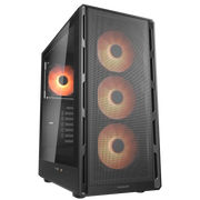 Cougar AIRFACE PURE PRO RGB Mid Tower Cabinet Black - SWIFT PERIPHERALS1097104