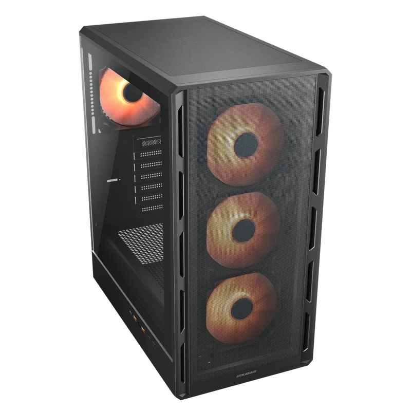 Cougar AIRFACE PURE PRO RGB Mid Tower Cabinet Black - SWIFT PERIPHERALS1097104