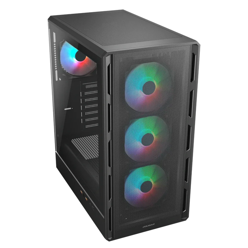 Cougar AIRFACE PURE RGB Mid Tower Cabinet - SWIFT PERIPHERALS1097036