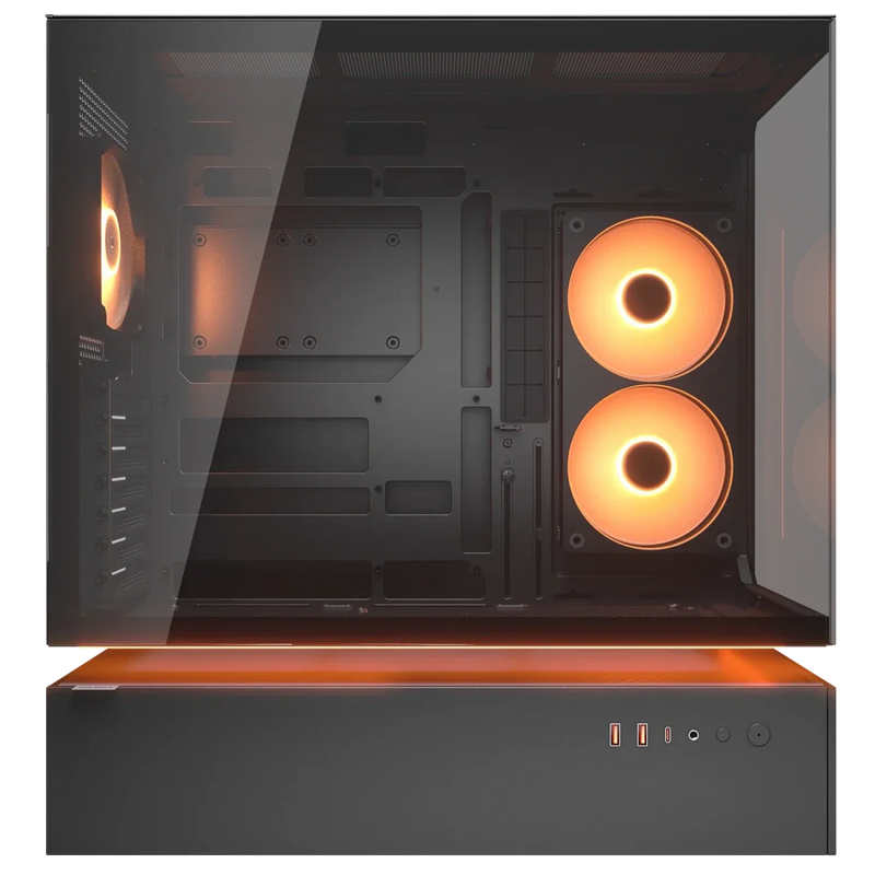 Cougar CFV235 Glass Black Mid Tower Cabinet - SWIFT PERIPHERALS1097032