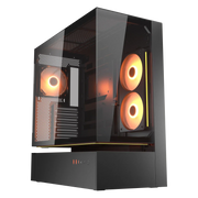 Cougar CFV235 Glass Black Mid Tower Cabinet - SWIFT PERIPHERALS1097032