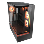 Cougar CFV235 Glass Black Mid Tower Cabinet - SWIFT PERIPHERALS1097032