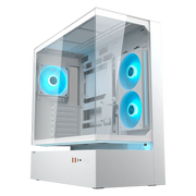 Cougar CFV235 Glass White Mid Tower Cabinet - SWIFT PERIPHERALS1097014