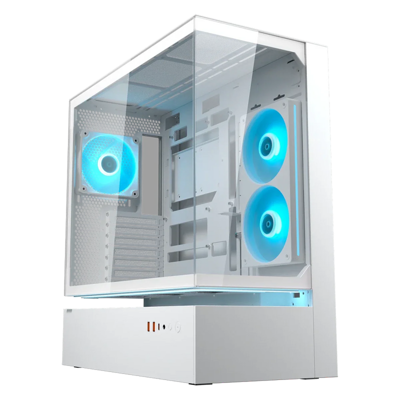 Cougar CFV235 Glass White Mid Tower Cabinet - SWIFT PERIPHERALS1097014