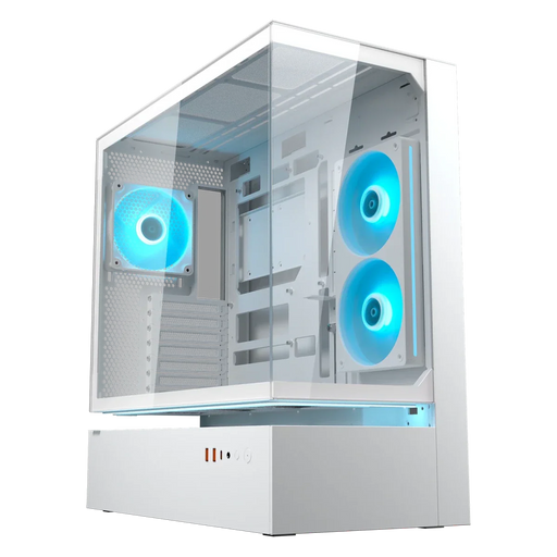 Cougar CFV235 Glass White Mid Tower Cabinet - SWIFT PERIPHERALS1097014