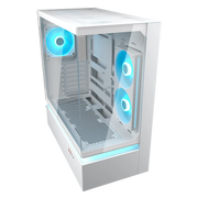 Cougar CFV235 Glass White Mid Tower Cabinet - SWIFT PERIPHERALS1097014