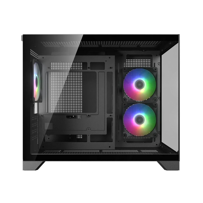 Cougar FV150 mini RGB Black Mini Tower Cabinet - SWIFT PERIPHERALS1097024