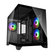 Cougar FV150 mini RGB Black Mini Tower Cabinet - SWIFT PERIPHERALS1097024