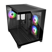 Cougar FV150 mini RGB Black Mini Tower Cabinet - SWIFT PERIPHERALS1097024