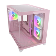 Cougar FV150 mini RGB Pink Mini Tower Cabinet - SWIFT PERIPHERALS1097031