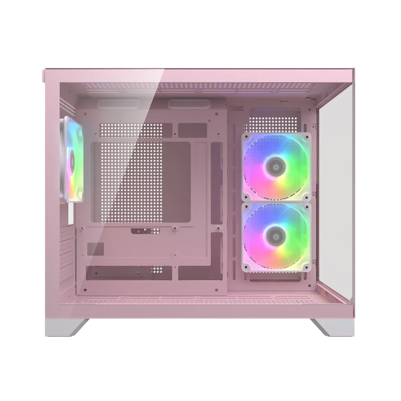 Cougar FV150 mini RGB Pink Mini Tower Cabinet - SWIFT PERIPHERALS1097031