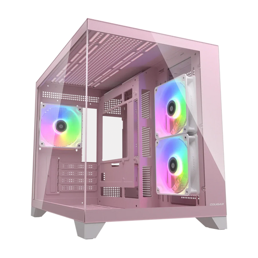 Cougar FV150 mini RGB Pink Mini Tower Cabinet - SWIFT PERIPHERALS1097031