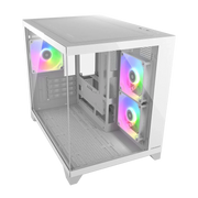Cougar FV150 mini RGB White Mini Tower Cabinet - SWIFT PERIPHERALS1097033