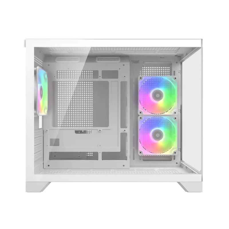 Cougar FV150 mini RGB White Mini Tower Cabinet - SWIFT PERIPHERALS1097033