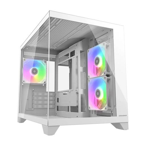 Cougar FV150 mini RGB White Mini Tower Cabinet - SWIFT PERIPHERALS1097033