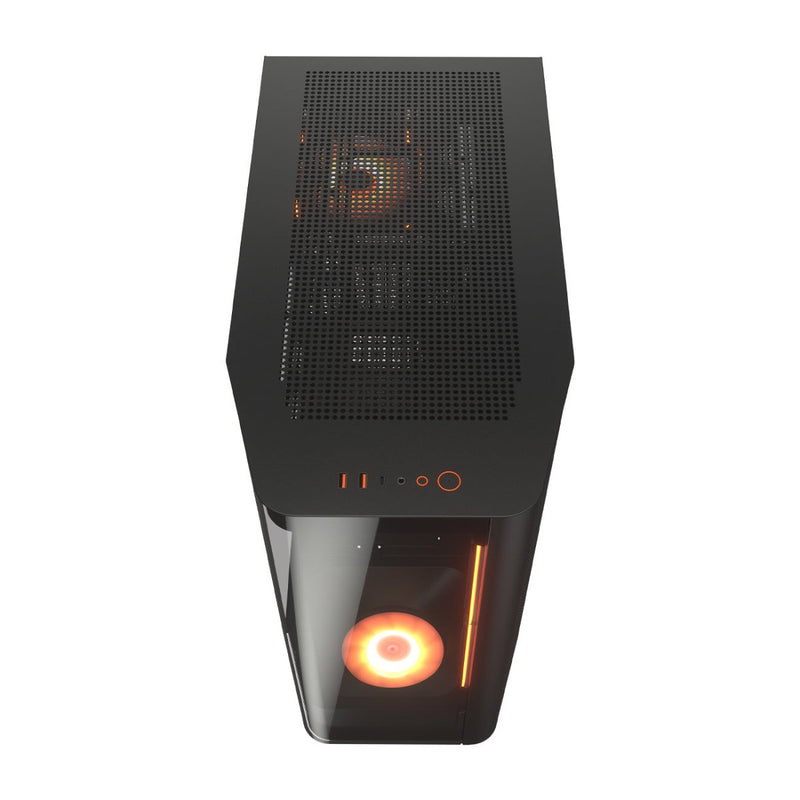 Cougar FV270 RGB Black Mid Tower Cabinet - SWIFT PERIPHERALS1097026