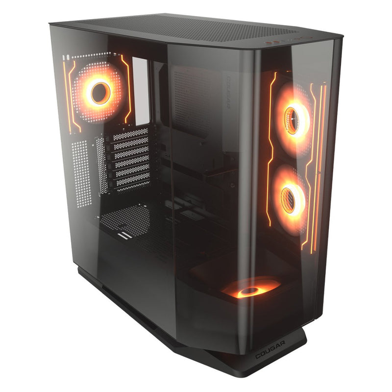 Cougar FV270 RGB Black Mid Tower Cabinet - SWIFT PERIPHERALS1097026