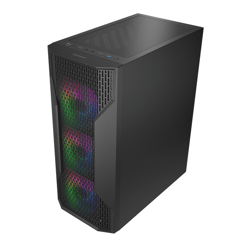 Cougar MX110 RGB Mid Tower Cabinet CGR - 2BD2B - RGB - SWIFT PERIPHERALS1097057