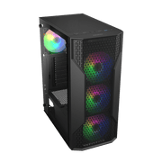 Cougar MX110 RGB Mid Tower Cabinet CGR - 2BD2B - RGB - SWIFT PERIPHERALS1097057