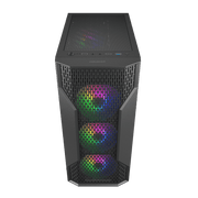 Cougar MX110 RGB Mid Tower Cabinet CGR - 2BD2B - RGB - SWIFT PERIPHERALS1097057
