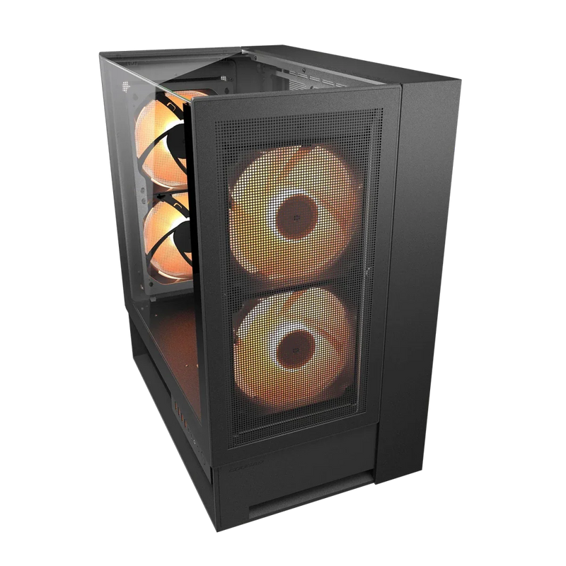 Cougar OMNYX Black Mid Tower Cabinet - SWIFT PERIPHERALS1097025