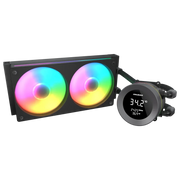 Cougar Poseidon Vistek ARGB 240 Black Analog Liquid Cooler - SWIFT PERIPHERALSCougar-027