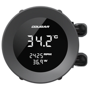 Cougar Poseidon Vistek ARGB 240 Black Analog Liquid Cooler - SWIFT PERIPHERALSCougar-027