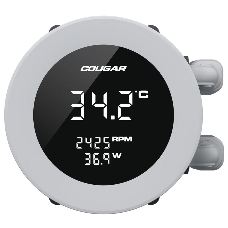 Cougar Poseidon Vistek ARGB 240 White Analog Liquid Cooler - SWIFT PERIPHERALSCougar-028
