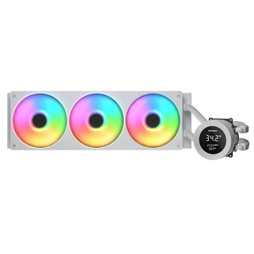Cougar Poseidon Vistek ARGB 240 White Analog Liquid Cooler - SWIFT PERIPHERALSCougar-028