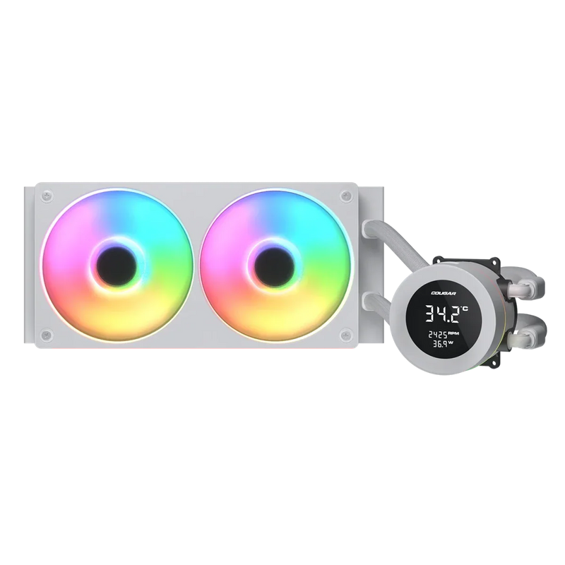 Cougar Poseidon Vistek ARGB 360 White Analog Liquid Cooler - SWIFT PERIPHERALSCougar-026