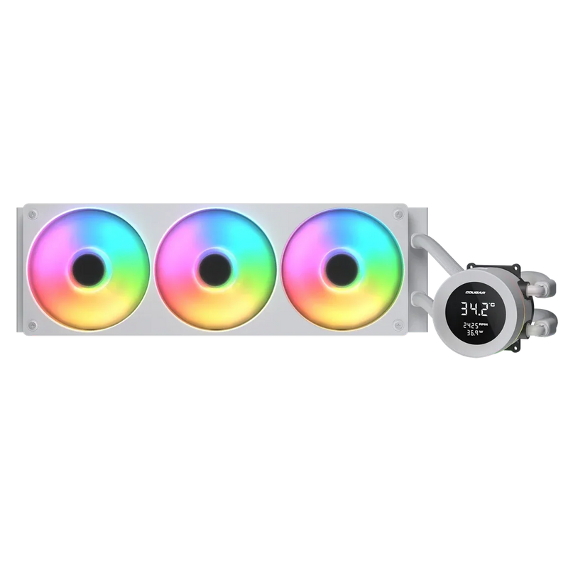 Cougar Poseidon Vistek ARGB 360 White Analog Liquid Cooler - SWIFT PERIPHERALSCougar-026