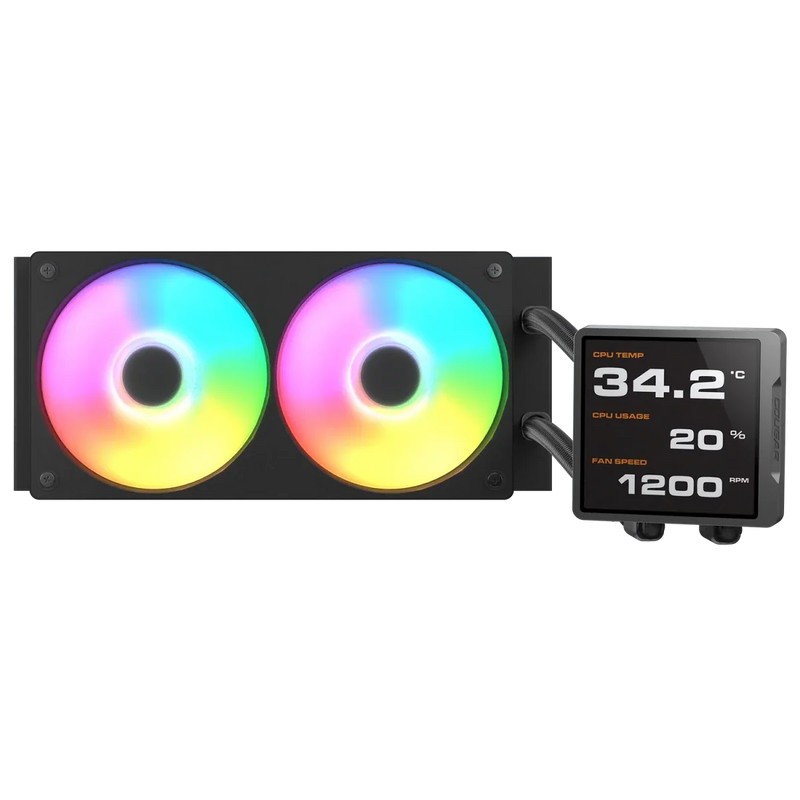 Cougar Poseidon Vistek Pro ARGB 240 LCD Liquid Cooler - SWIFT PERIPHERALSCougar-023